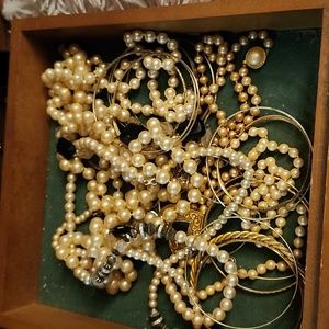 1960s pearl costume jewelry